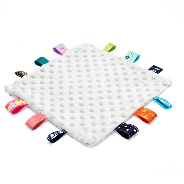 3-Pack: Baby Towel, Chewable Blanket, Sleeping Artifact & Sensory Toys Baby White - DailySale