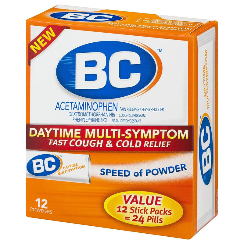 3-Pack: BC Daytime Multi-Symptom Fast Cough & Cold Relief Powders Wellness - DailySale