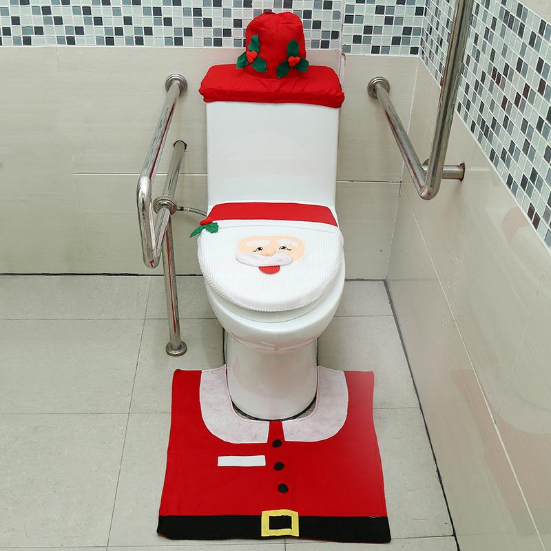3-Pack: Christmas Fancy Christmas Home Bathroom Decor Set