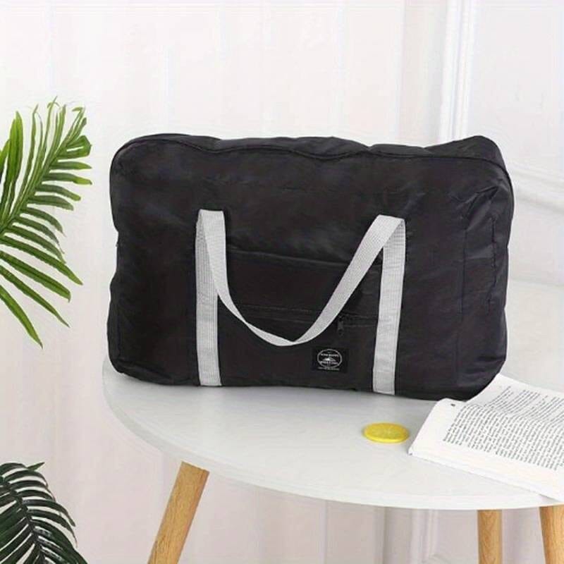 3-Pack: Compact & Stylish Foldable Travel Storage Bag Bags & Travel Black - DailySale