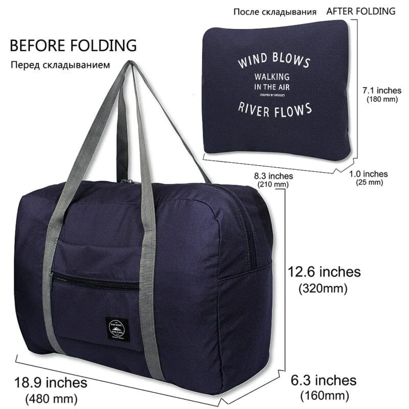 3-Pack: Compact & Stylish Foldable Travel Storage Bag Bags & Travel - DailySale