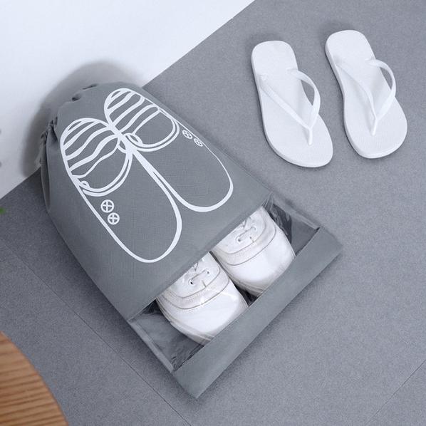 3-Pack: Drawstring Shoe Storage Bag Closet & Storage - DailySale