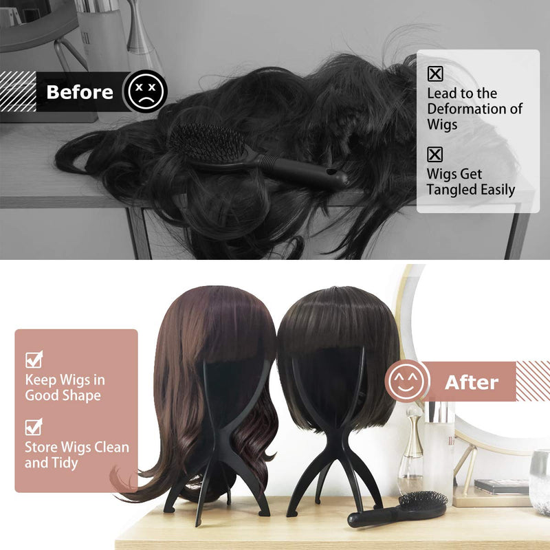 3-Pack: Dreamlover Wig Head Stands for Wigs Beauty & Personal Care - DailySale