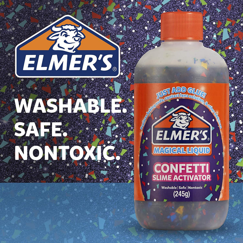  Elmer's Magical Liquid Slime Activator (9 fluid ounces) and  Elmer's Glow in the Dark Liquid Glue, Great for Making Slime, Washable,  Assorted Colors : Arts, Crafts & Sewing
