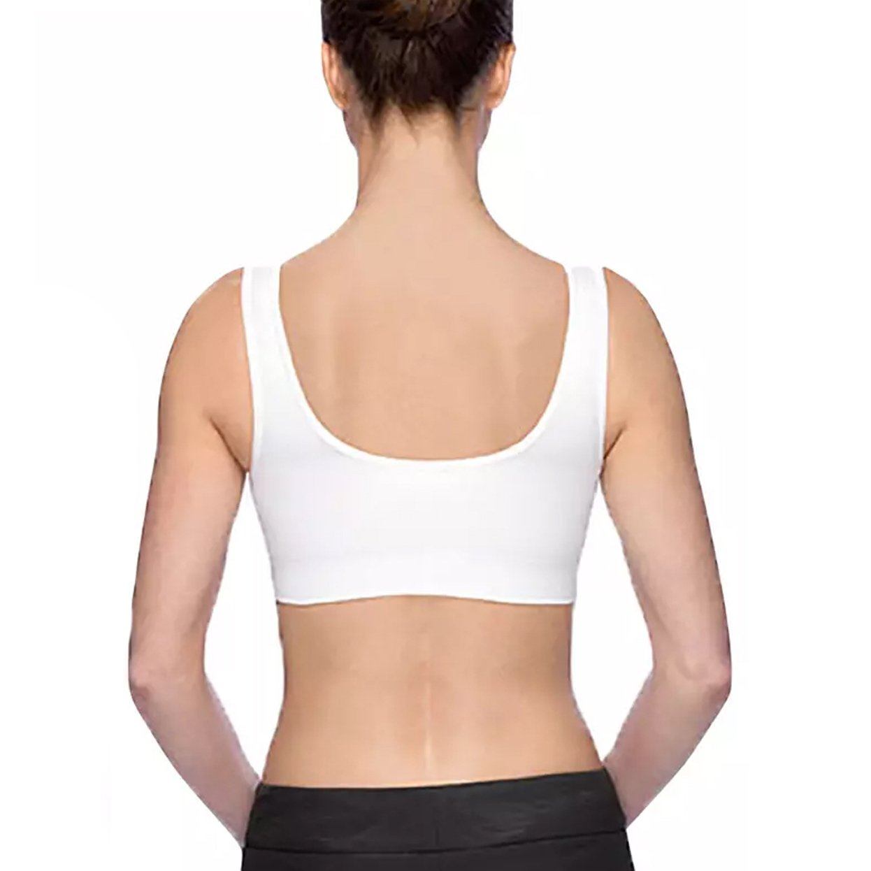 3-Pack: Essential Lounging Microfiber Padded Bras Women's Clothing - DailySale