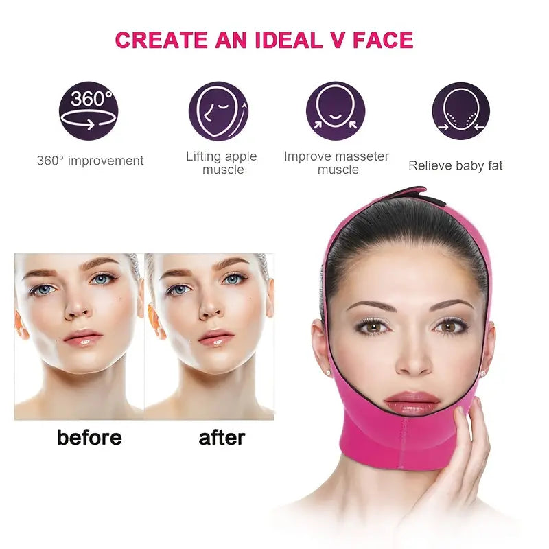 3-Pack: Face Lifting Firming Bandage Face Belt Beauty & Personal Care - DailySale