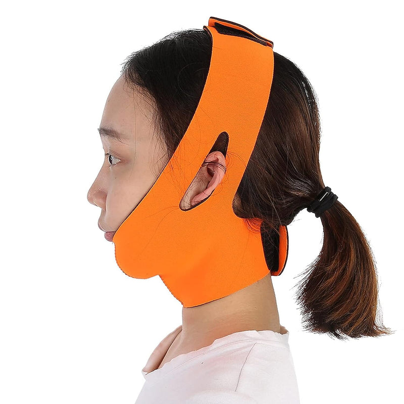 3-Pack: Face Lifting Firming Bandage Face Belt Beauty & Personal Care Orange - DailySale