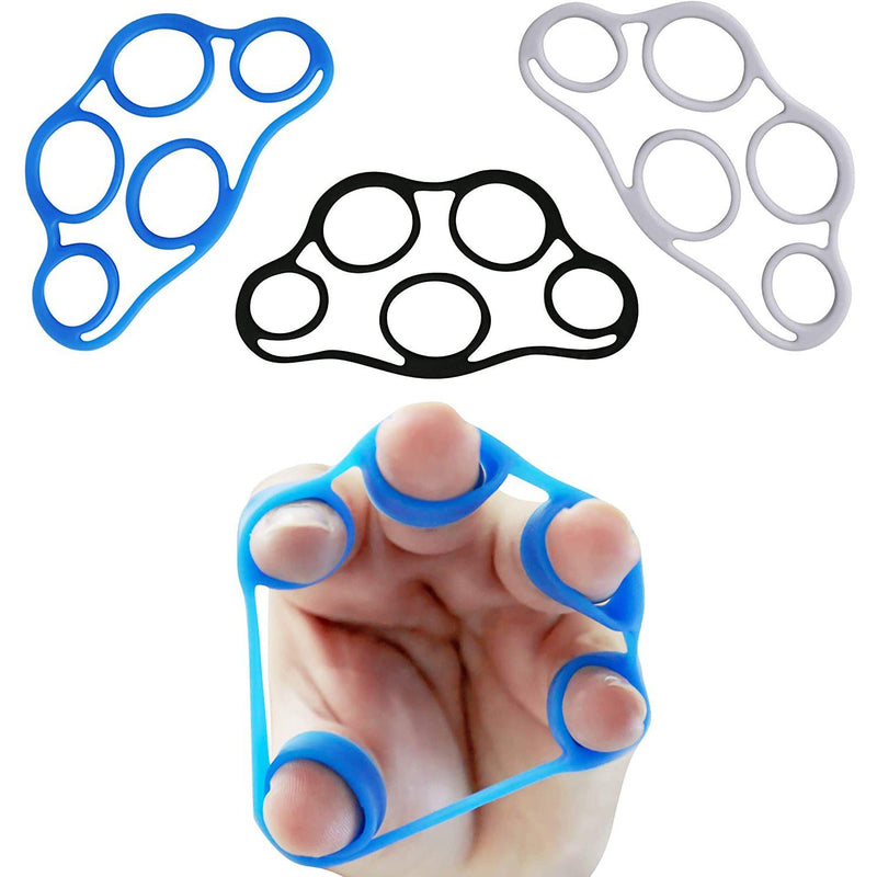 3-Pack: Finger Stretcher and Strengthener Resistance Bands Wellness & Fitness - DailySale