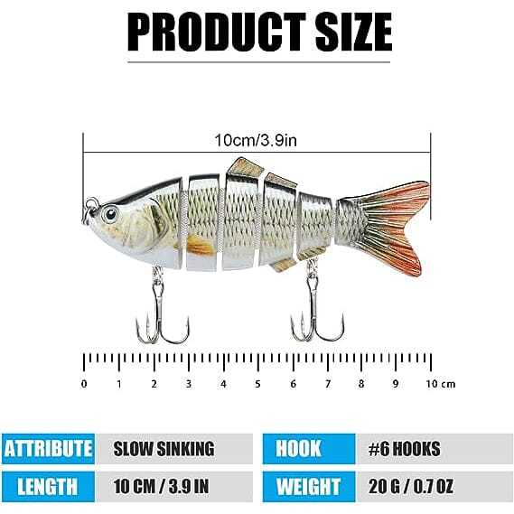3-Pack: Fishing Lures for Bass Trout Sports & Outdoors - DailySale
