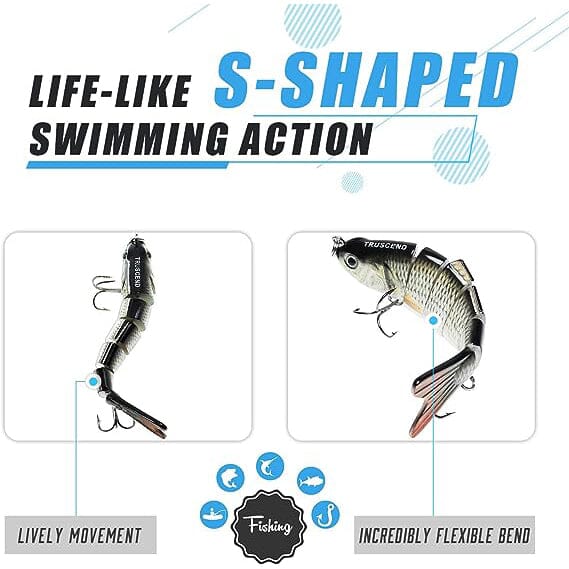 3-Pack: Fishing Lures for Bass Trout Sports & Outdoors - DailySale