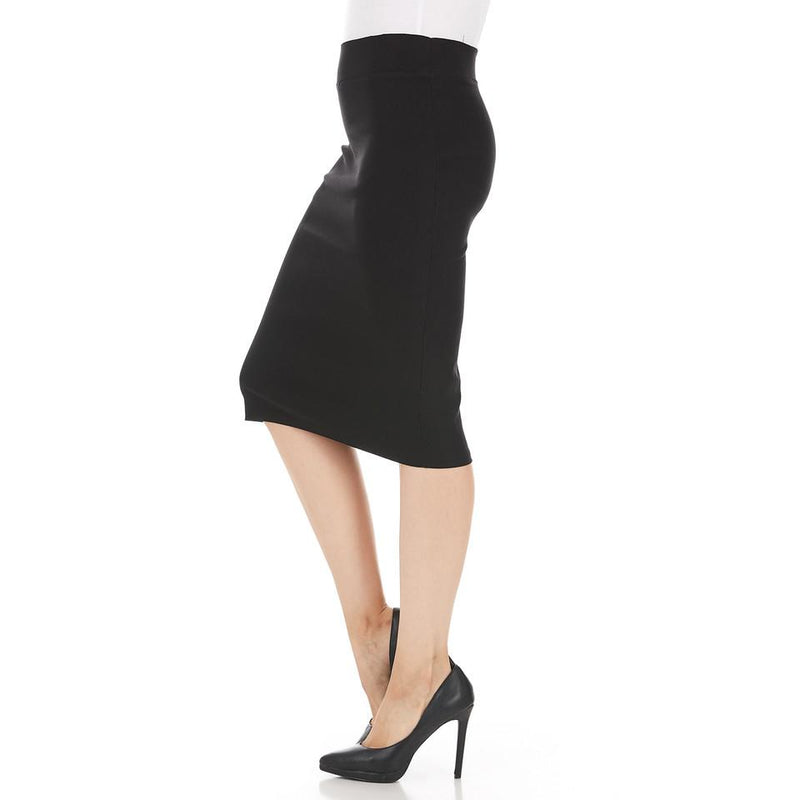 3-Pack: Fitted Pencil Skirt Women's Apparel Black XS - DailySale