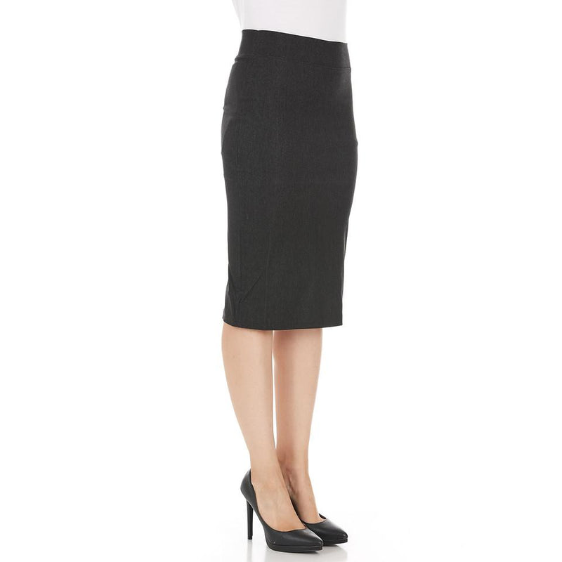 3-Pack: Fitted Pencil Skirt Women's Apparel Charcoal XS - DailySale