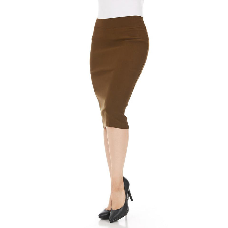 3-Pack: Fitted Pencil Skirt Women's Apparel Evergreen XS - DailySale