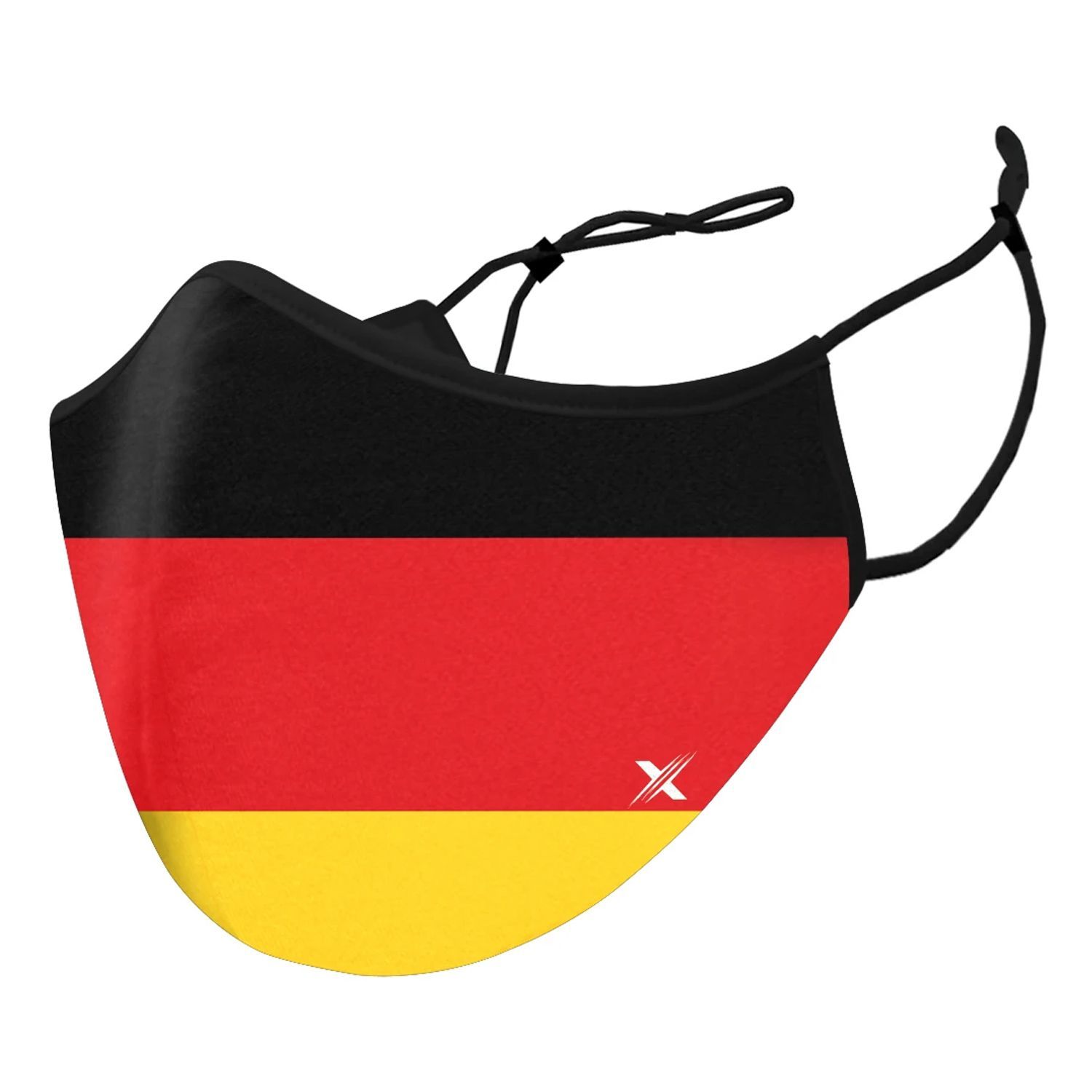 3-Pack: Germany Flag Double Layered Reusable Mask With Adjustable Loops Face Masks & PPE - DailySale