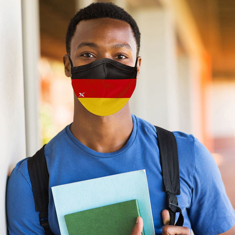 3-Pack: Germany Flag Double Layered Reusable Mask With Adjustable Loops Face Masks & PPE - DailySale