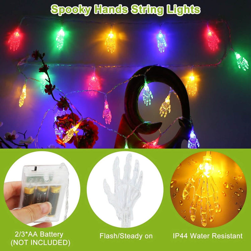 3-Pack: Halloween String Light Decorations Furniture & Decor - DailySale