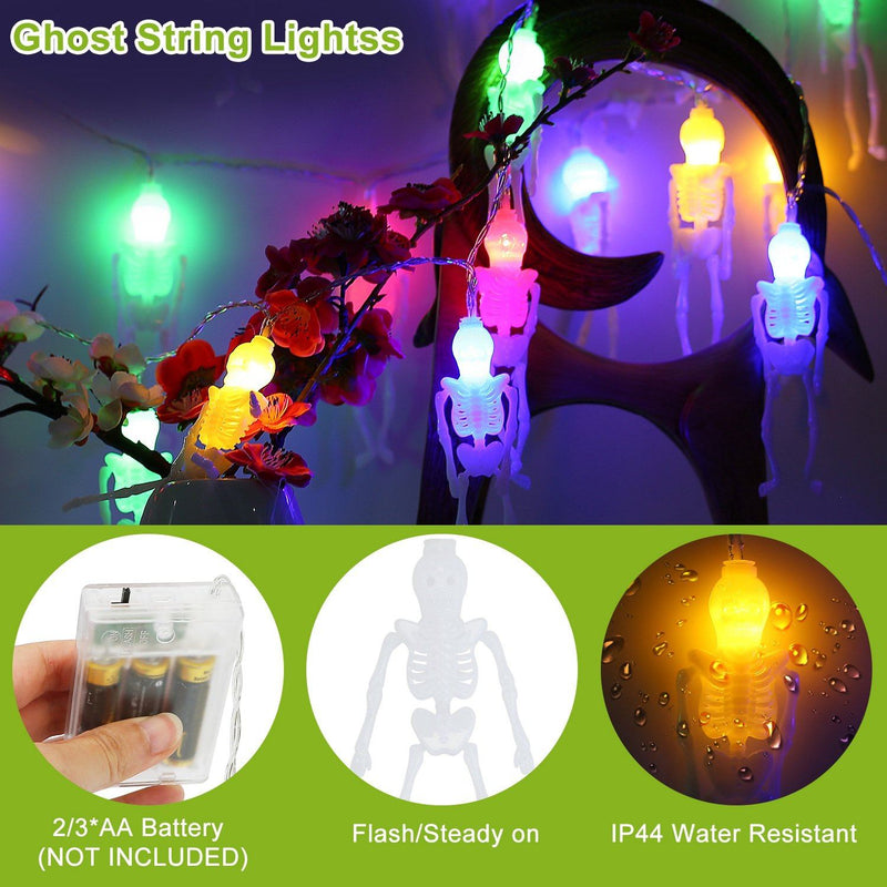 3-Pack: Halloween String Light Decorations Furniture & Decor - DailySale