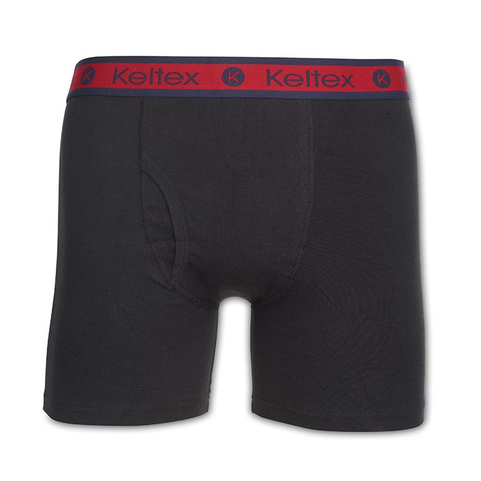 3-Pack: Keltex Men's Cotton Stretch Boxer Briefs Men's Clothing - DailySale