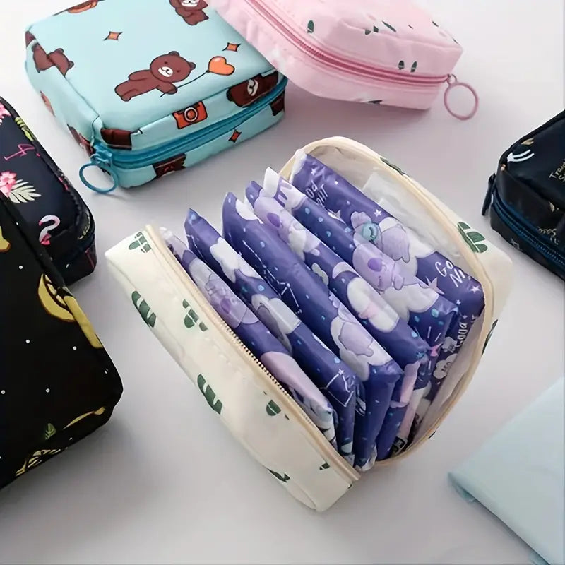 3-Pack: Large Capacity Sanitary Napkin Storage Bag Bags & Travel - DailySale