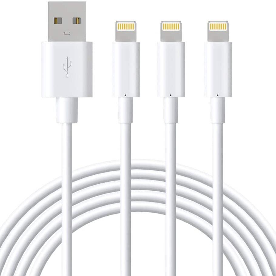 3-Pack: Lightning Cable for Apple iPhone, iPad Mobile Accessories - DailySale