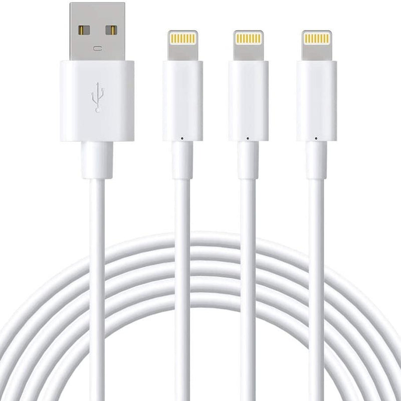 3-Pack: Lightning Cable for Apple iPhone, iPad