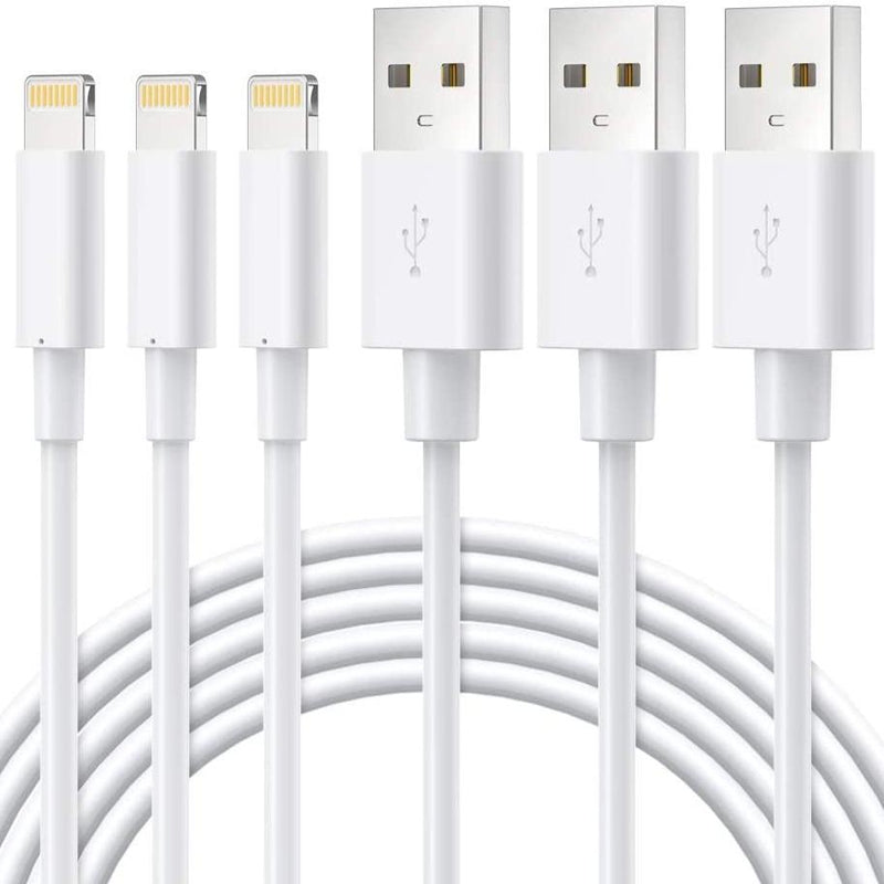 3-Pack: Lightning Cable for Apple iPhone, iPad Mobile Accessories - DailySale