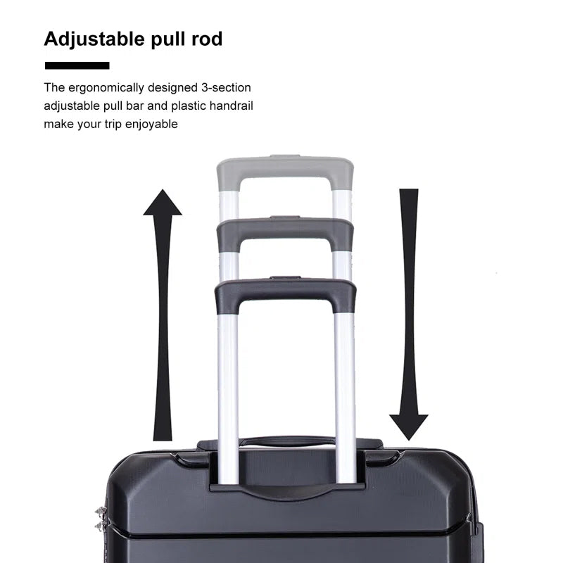 3-Pack: Lightweight Suitcases with TSA Lock Bags & Travel - DailySale