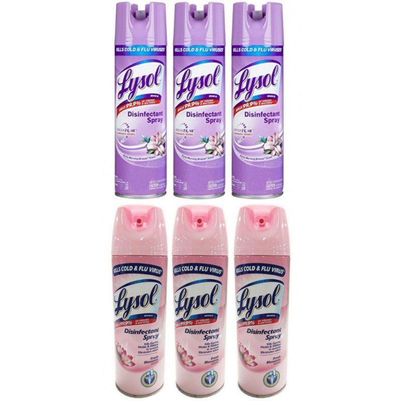 3-Pack: Lysol Disinfectant Spray 12oz Face Masks & PPE - DailySale