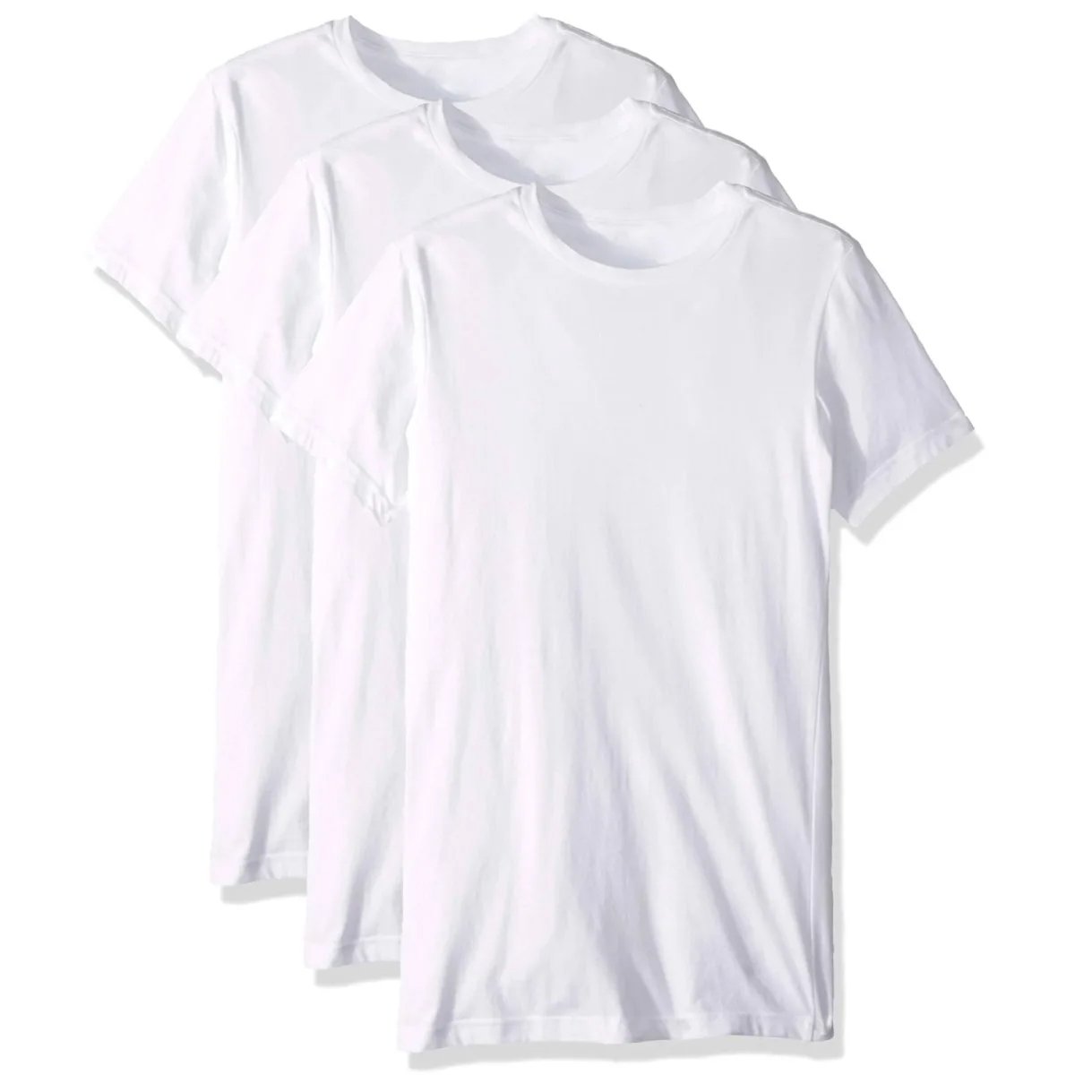 3-Pack: Men's Basic Everyday Crew New Tee Undershirt Men's Clothing S - DailySale