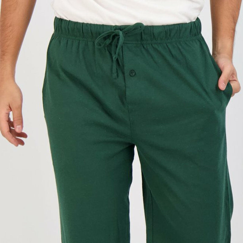 3-Pack: Men's Cotton Lounge Pajama Pants with Pockets Men's Bottoms - DailySale