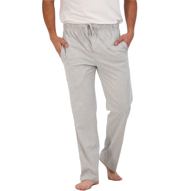 3-Pack: Men's Cotton Lounge Pajama Pants with Pockets Men's Bottoms - DailySale