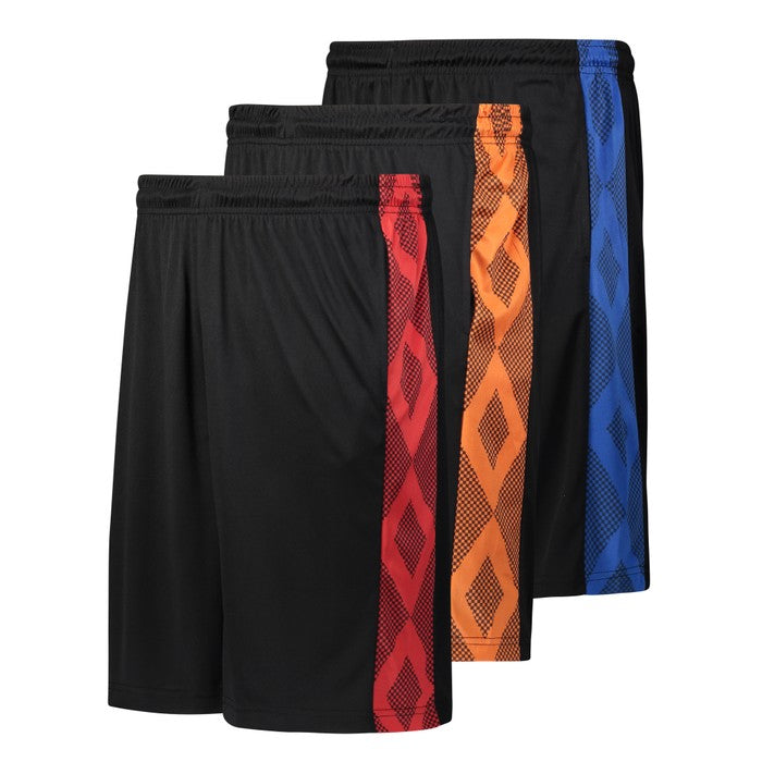 3-Pack: Men's Moisture Wicking Active Athletic Performance Shorts Men's Bottoms Set 2 S - DailySale