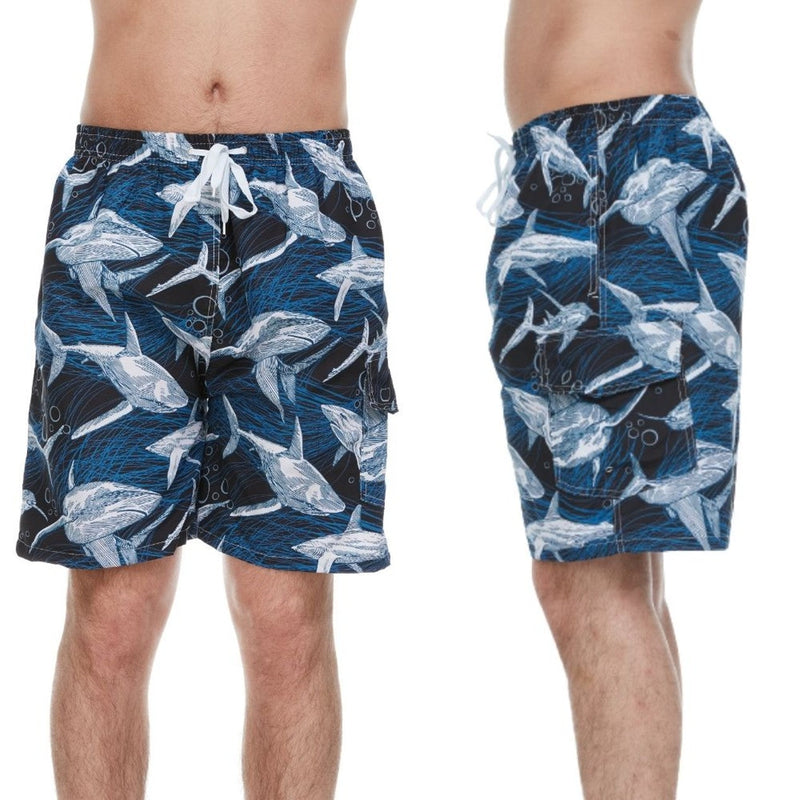3-Pack: Men's Quick-Dry Swim Shorts