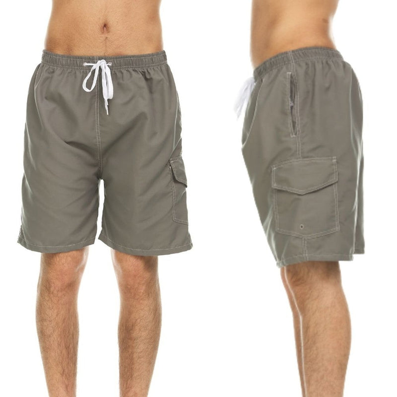 3-Pack: Men's Quick-Dry Swim Shorts