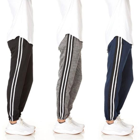 3-Pack: Men's Slim-Fit Sweatpants Fleece Joggers Men's Clothing S - DailySale