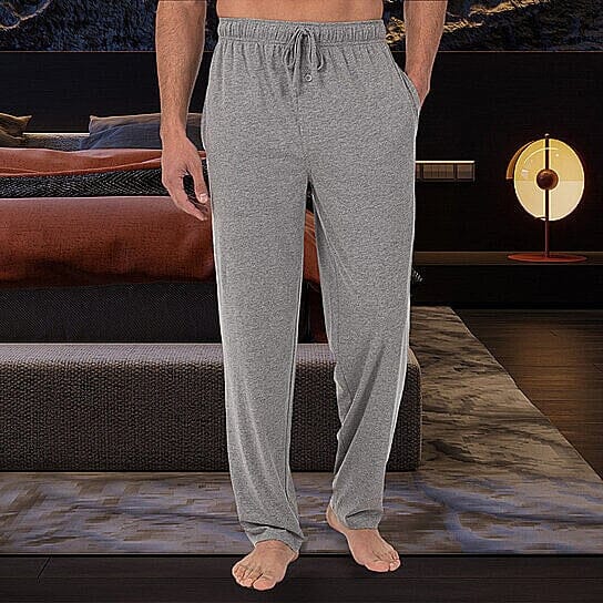 3-Pack: Men's Solid Sleep Pajama Pants Men's Bottoms - DailySale