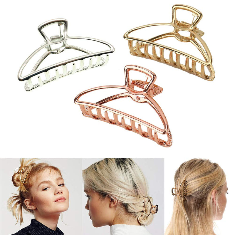 3-Pack: Metal Hair Clips Women's Shoes & Accessories - DailySale