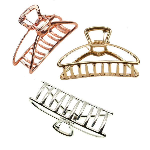 3-Pack: Metal Hair Clips Women's Shoes & Accessories - DailySale