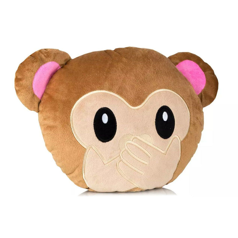 3-Pack: Monkey Emoji Pillows Bedding - DailySale