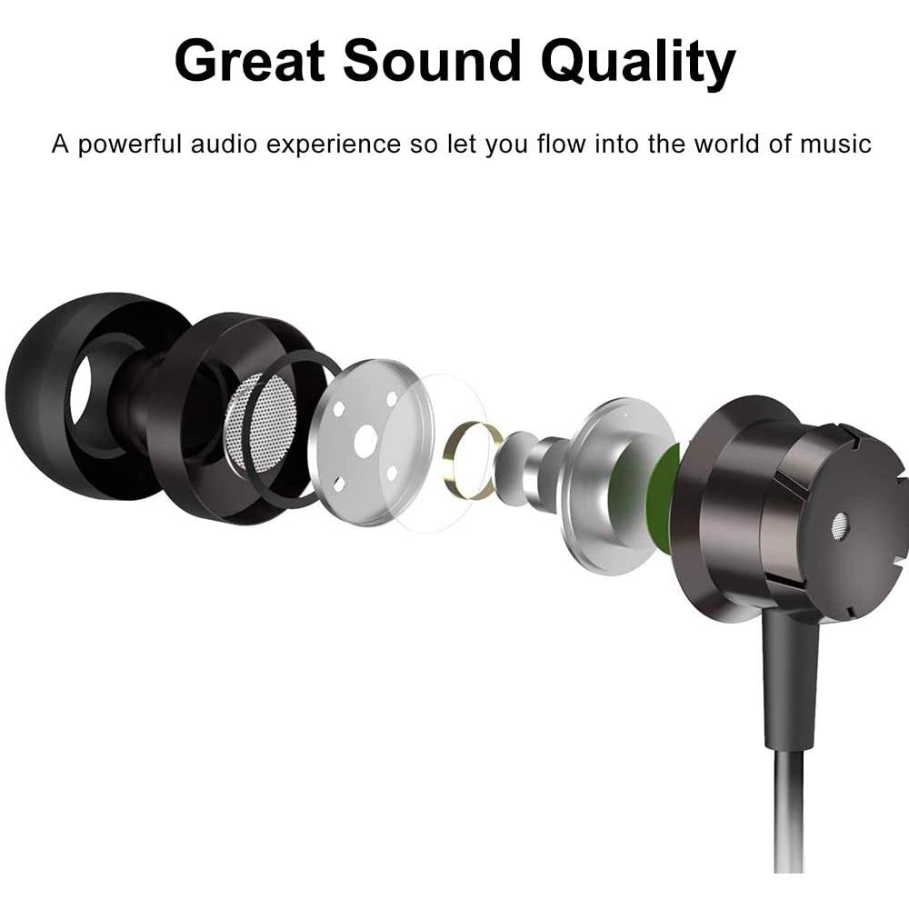 3-Pack: Noise Isolating Tangle Free In-Ear Headphones with Microphone Headphones & Audio - DailySale