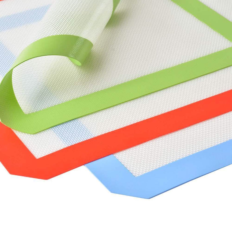 3-Pack: Non-Stick Heat Resistant Silicone Baking Mat Kitchen & Dining - DailySale