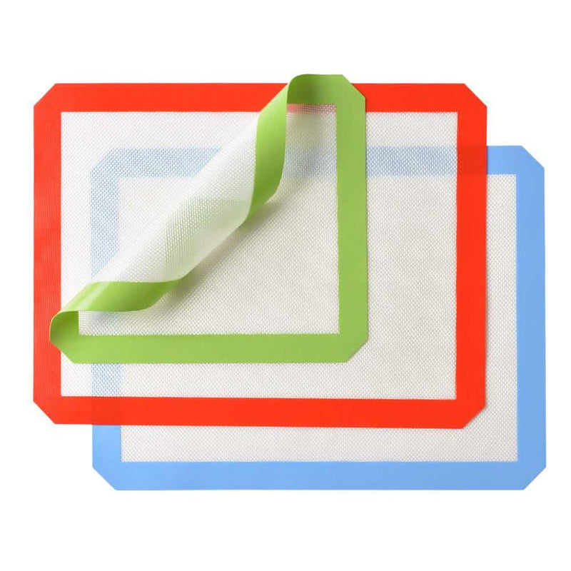 3-Pack: Non-Stick Heat Resistant Silicone Baking Mat Kitchen & Dining - DailySale