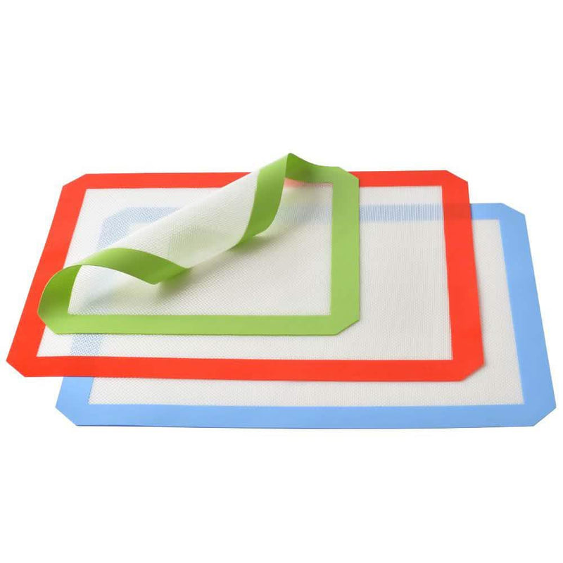 3-Pack: Non-Stick Heat Resistant Silicone Baking Mat Kitchen & Dining - DailySale