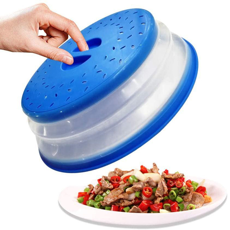 3-Pack: OUZIFISH 10.5 inch Collapsible Food Plate Lid Cover Kitchen & Dining - DailySale