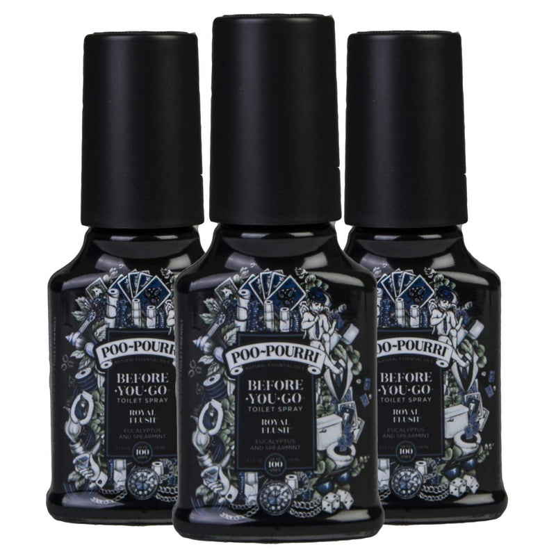 3-Pack: Poo-Pourri Before You Go Spray Beauty & Personal Care Royal Flush - DailySale