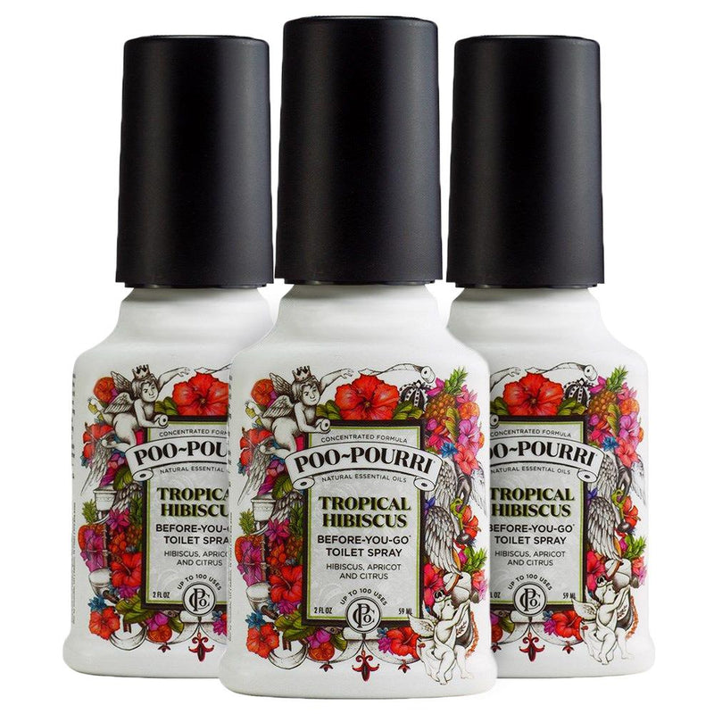 3-Pack: Poo-Pourri Before You Go Spray Beauty & Personal Care Tropical Hibiscus - DailySale