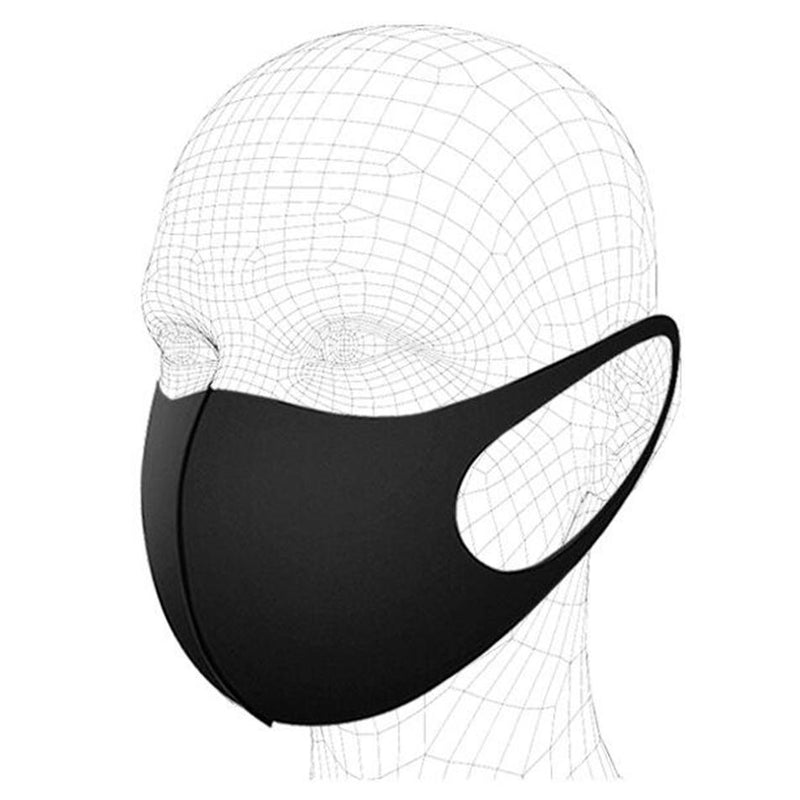 3-Pack: Reusable Black Face Mask Wellness & Fitness - DailySale