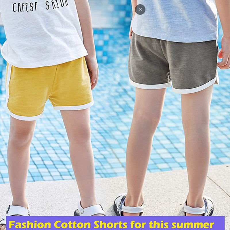 3-Pack: Running Athletic Cotton Shorts Kids' Clothing - DailySale