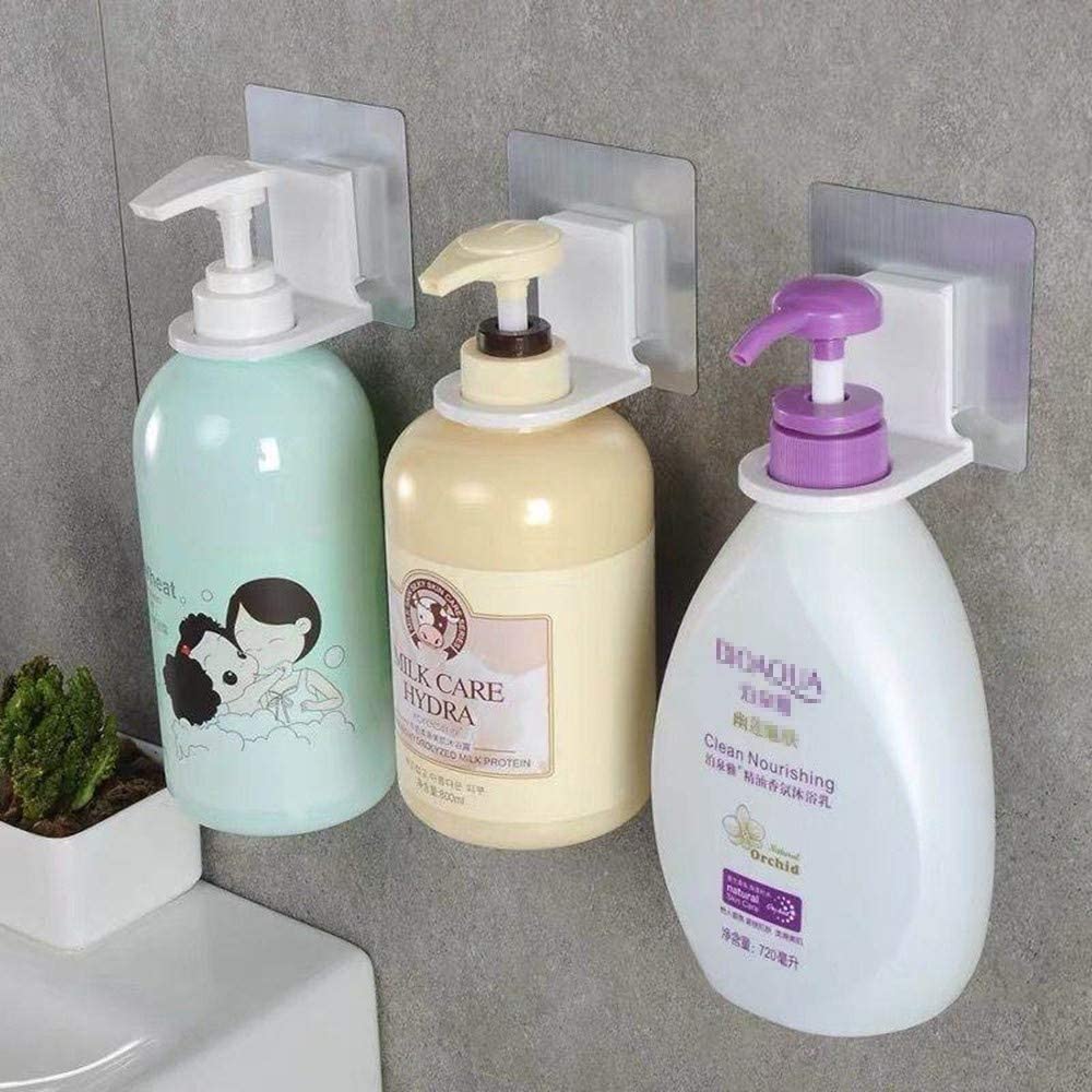 3-Pack: Shower Gel Bottle Rack Hook Bath - DailySale