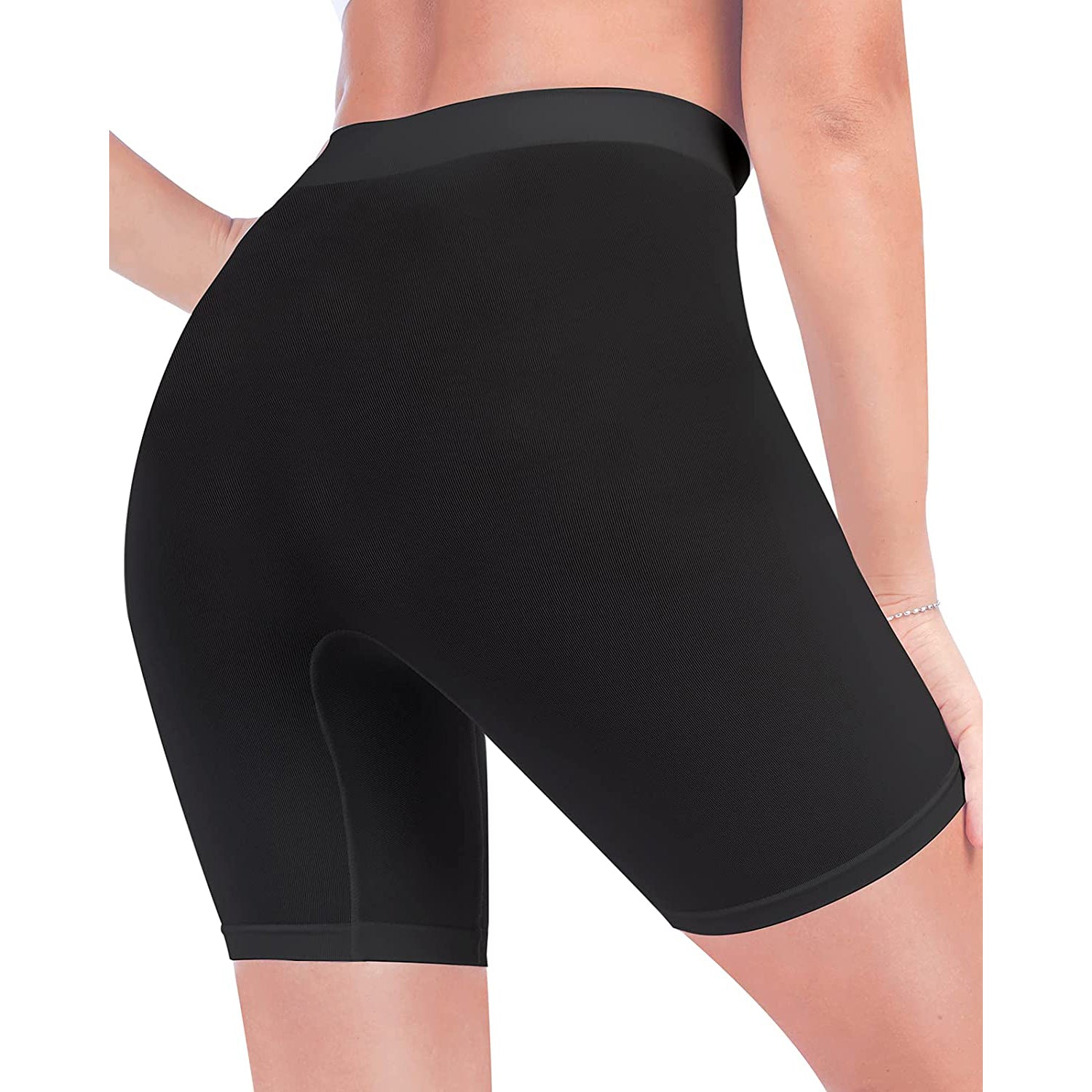  Slip Shorts For Women,3 Pack Comfortable Seamless Smooth Slip  Shorts For Under Dresses